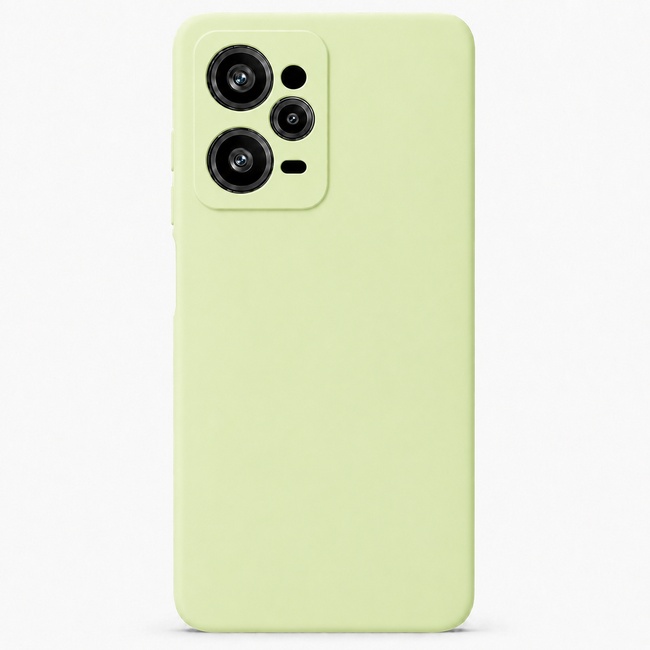 Μαλακή θήκη σιλικόνης για Xiaomi Poco X5 Pro - φιστικί