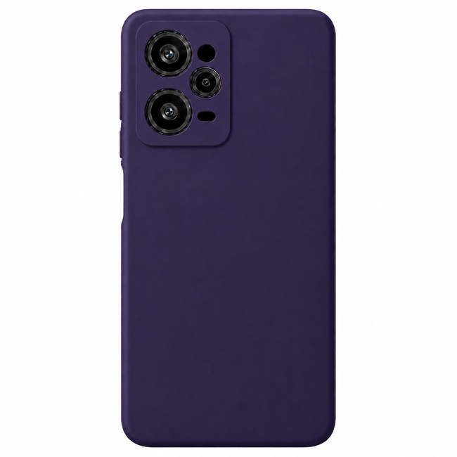 Μαλακή θήκη σιλικόνης για Xiaomi Poco X5 Pro - dark purple