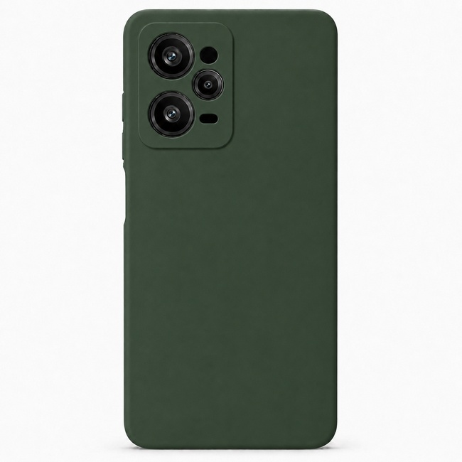 Μαλακή θήκη σιλικόνης για Xiaomi Poco X5 Pro - σκούρο πράσινο