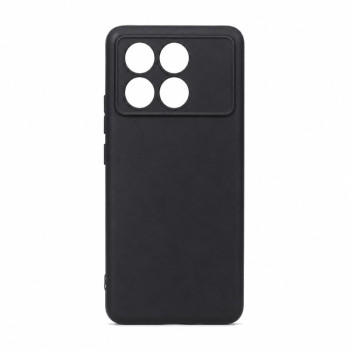Soft Silicone Case for Xiaomi Poco X6 Pro - Black