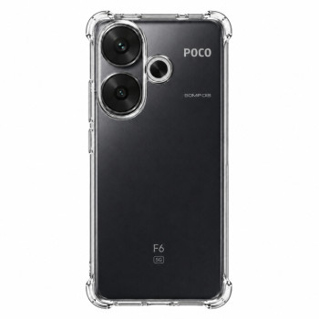 Διάφανη θήκη σιλικόνης για Xiaomi Poco F6 - διάφανη