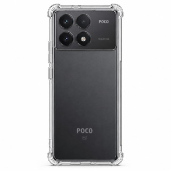 Διάφανη θήκη σιλικόνης για Xiaomi Poco F6 Pro 5G - διάφανη