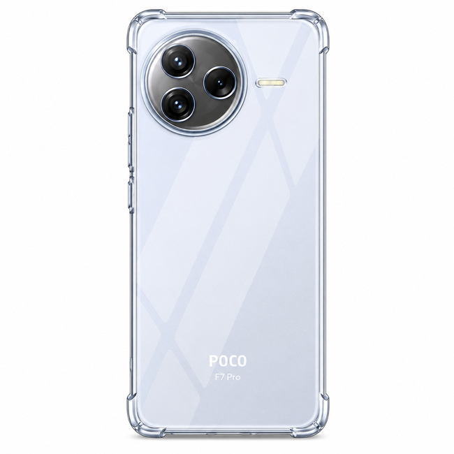 Διάφανη θήκη σιλικόνης για Xiaomi Poco F7 ULTRA - διάφανη