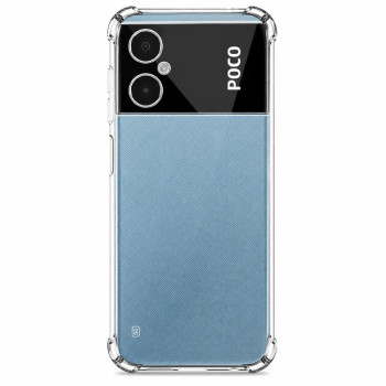 Διάφανη θήκη σιλικόνης για Xiaomi Poco M4 5G - διάφανη