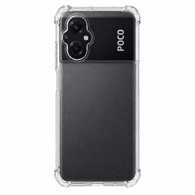 Διάφανη θήκη σιλικόνης για Xiaomi Poco M5 - διάφανη