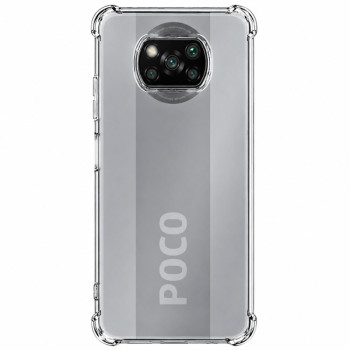 Διάφανη θήκη σιλικόνης για Xiaomi Poco X3 - διάφανη