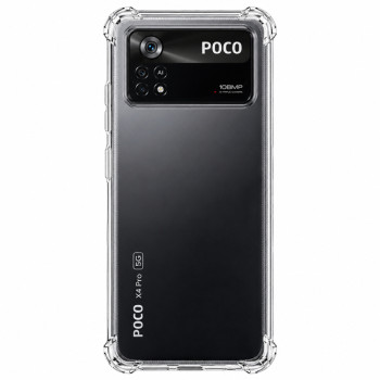 Διάφανη θήκη σιλικόνης για Xiaomi Poco X4 Pro 5G - διάφανη