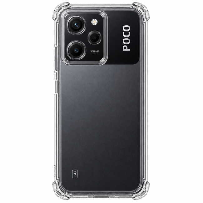 Διάφανη θήκη σιλικόνης για Xiaomi Poco X5 Pro 5G - διάφανη