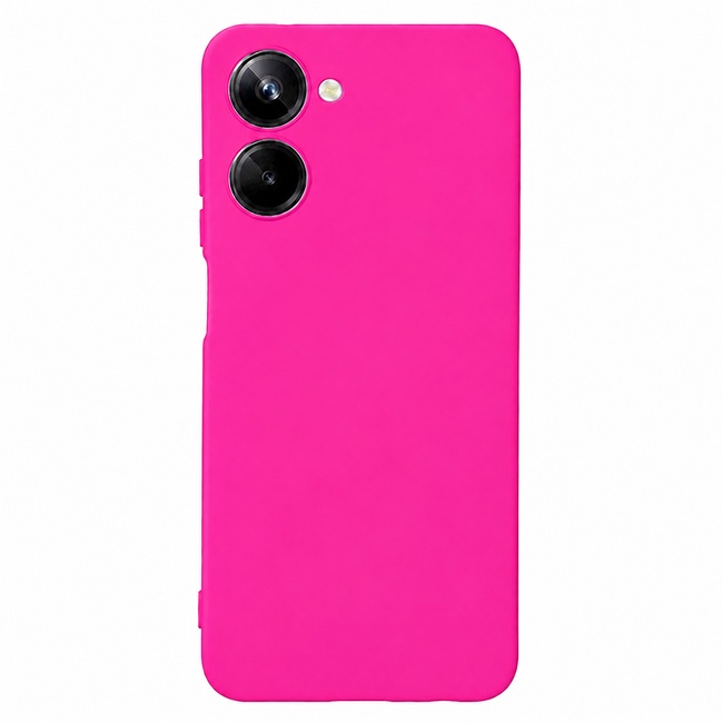 Soft Silicone Case for Realme 10 4G - Fuchsia