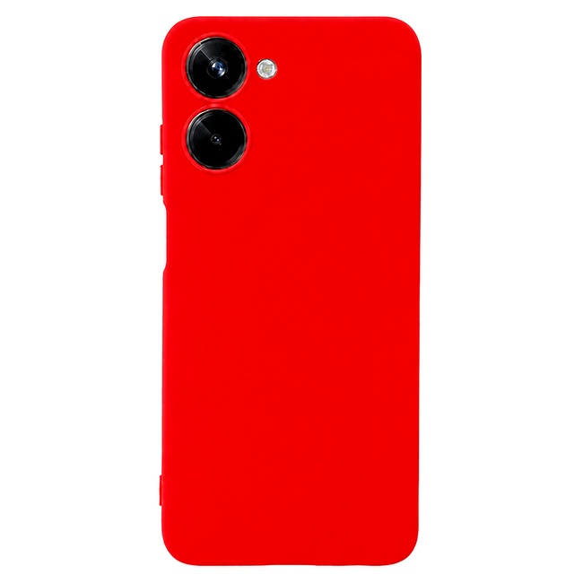 Soft Silicone Case for Realme 10 4G - Red