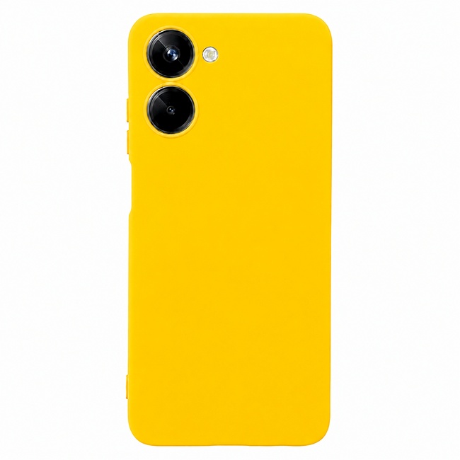 Μαλακή θήκη σιλικόνης για Realme 10 4G - κίτρινη