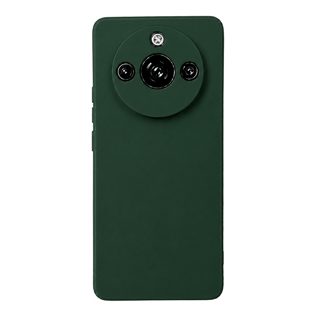 Μαλακή θήκη σιλικόνης για Realme 11 Pro+ - σκούρο πράσινο