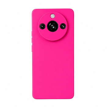 Soft Silicone Case for Realme 11 Pro+ - Fuchsia