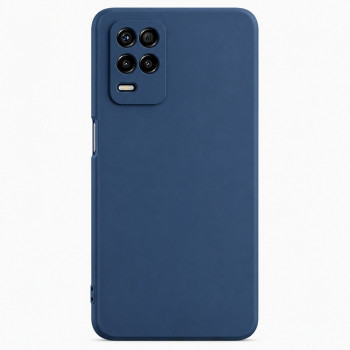 Soft Silicone Case for Realme 8 5G - Navy Blue