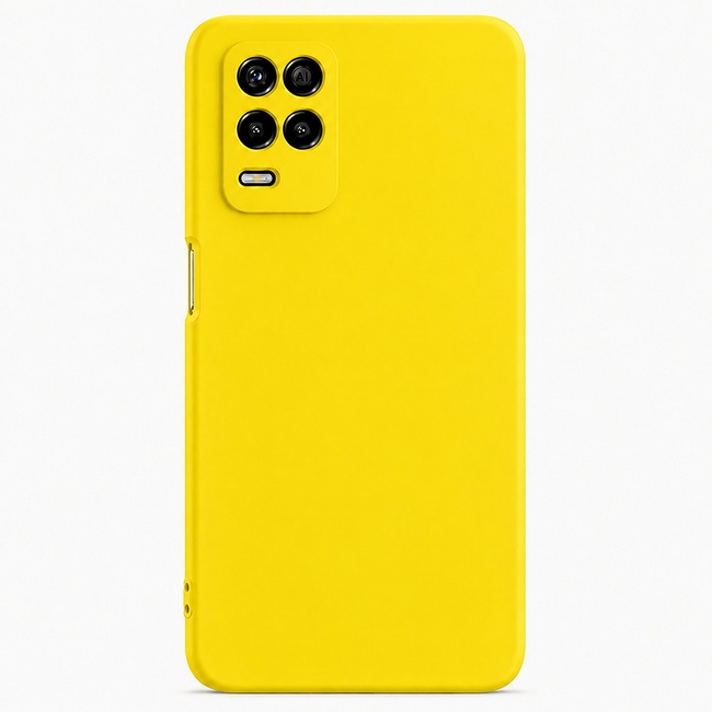 Μαλακή θήκη σιλικόνης για Realme 8 5G - κίτρινη