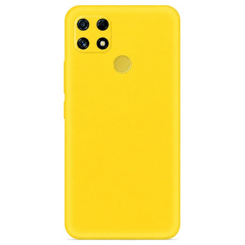 Soft Silicone Case for Realme C25 - Yellow