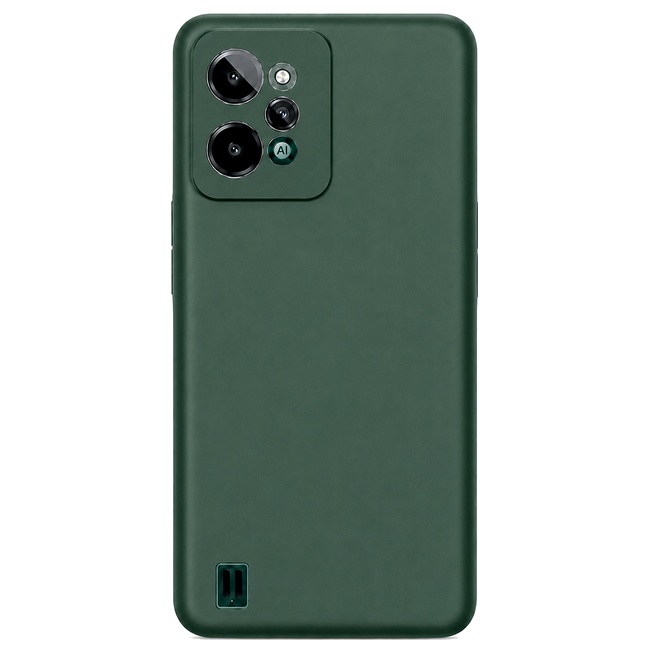 Soft Silicone Case for Realme C31 - Dark Green