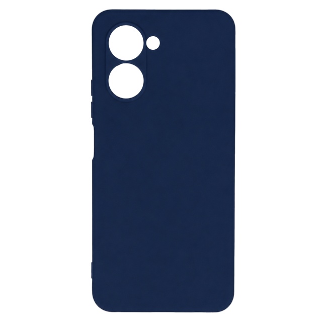 Soft Silicone Case for Realme C33 - Navy Blue