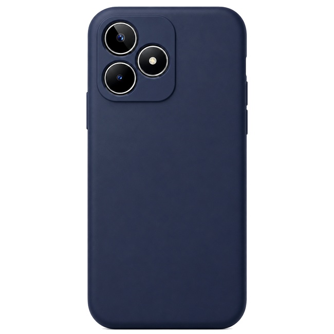 Soft Silicone Case for Realme C53 - Navy Blue