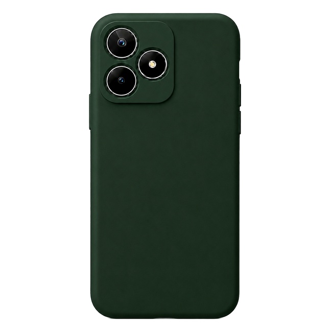 Soft Silicone Case for Realme C53 - Dark Green