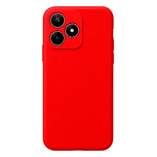Soft Silicone Case for Realme C53 - Red
