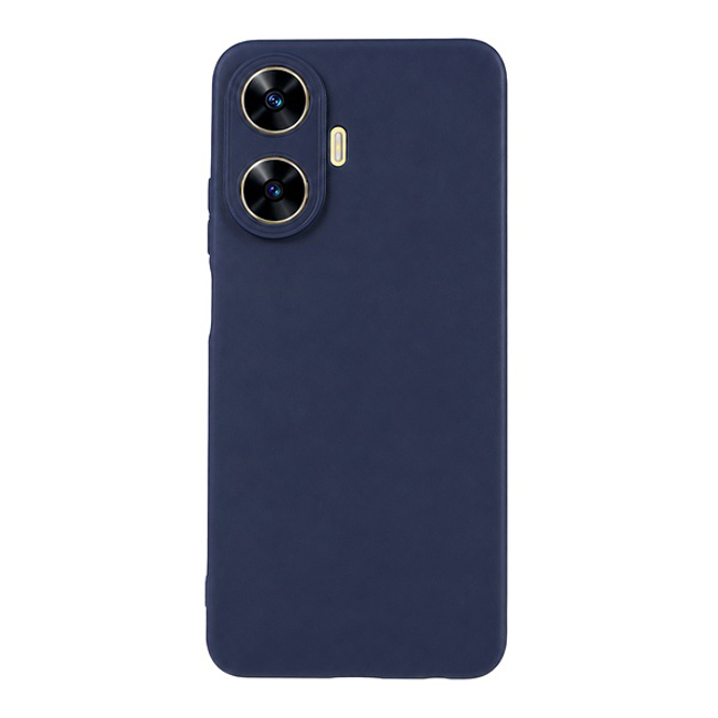 Soft Silicone Case for Realme C55 - Navy Blue