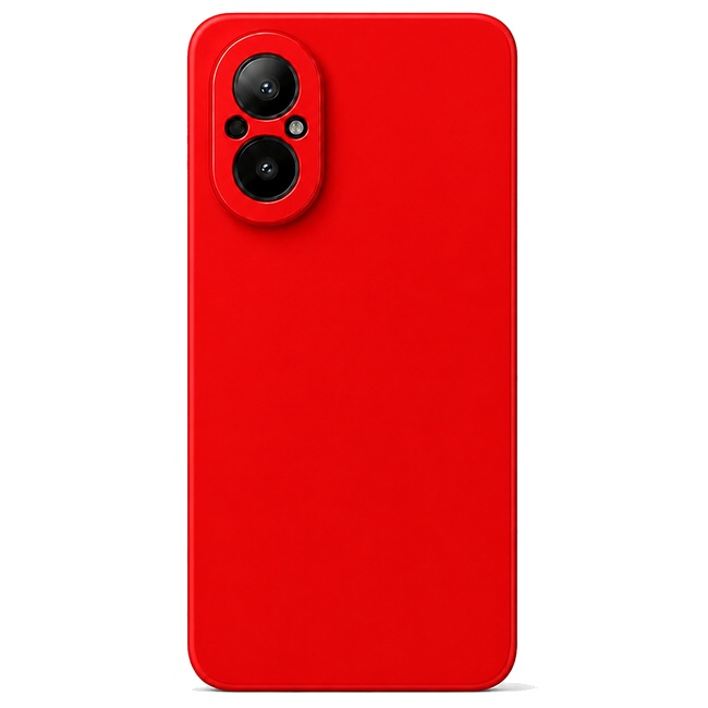 Μαλακή θήκη σιλικόνης για Realme C67 - κόκκινη