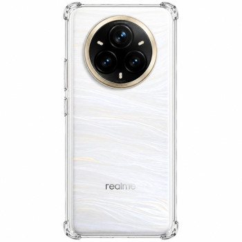 Διάφανη θήκη σιλικόνης για Realme 14 Pro+ - διάφανη