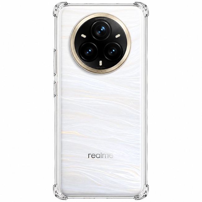 Διάφανη θήκη σιλικόνης για Realme 14 Pro+ - διάφανη