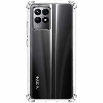Διάφανη θήκη σιλικόνης για Realme 8I - διάφανη