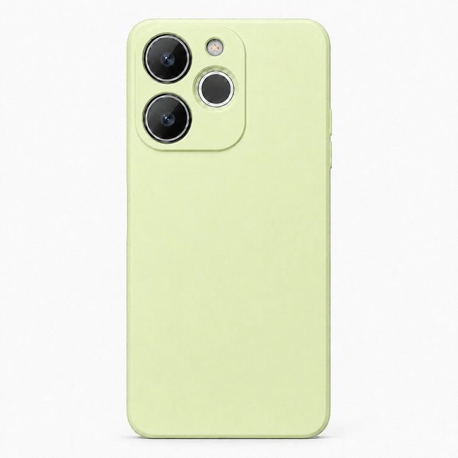 Θήκη σιλικόνης για Realme Note 70T - φιστικί