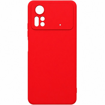 Soft Silicone Case for Xiaomi Poco M4 Pro 4G - Red