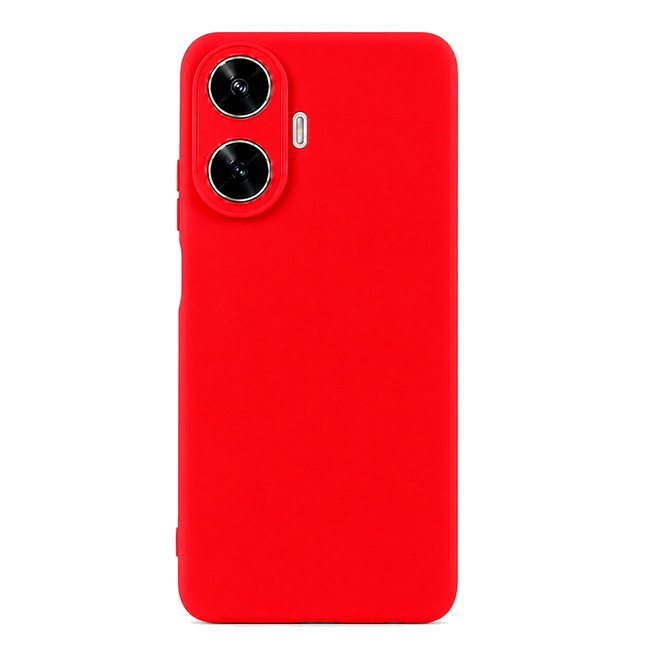 Soft Silicone Case for Realme C55 - Red