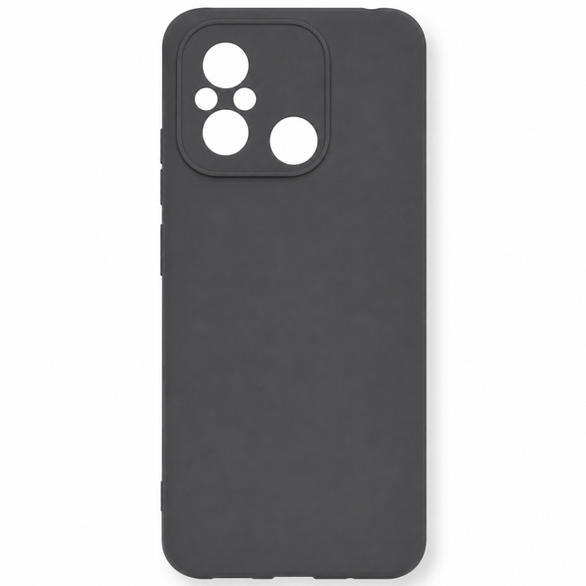 Μαλακή θήκη σιλικόνης για Xiaomi Redmi 12C - dark grey