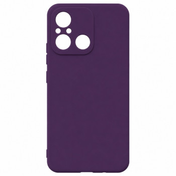 Μαλακή θήκη σιλικόνης για Xiaomi Redmi 12C - dark purple