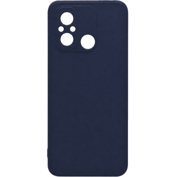 Soft Silicone Case for Xiaomi Redmi 12C - Navy Blue