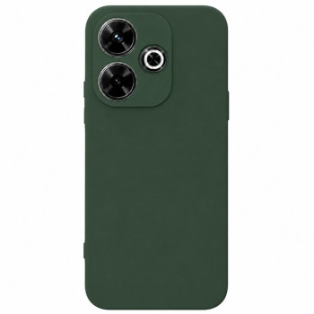 Μαλακή θήκη σιλικόνης για Xiaomi Redmi 13 - σκούρο πράσινο