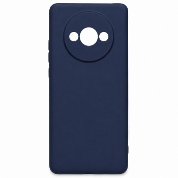 Soft Silicone Case for Xiaomi Redmi A3 - Navy Blue