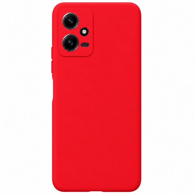 Μαλακή θήκη σιλικόνης για Xiaomi Redmi Note 12 5G - κόκκινη