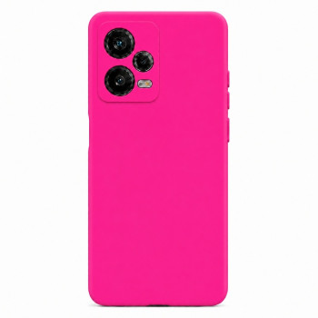 Soft Silicone Case for Xiaomi Redmi Note 12 Pro+ - Fuchsia