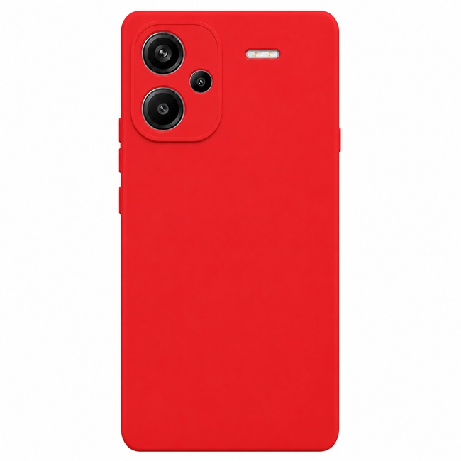 Μαλακή θήκη σιλικόνης για Xiaomi Redmi Note 13 Pro+ 5G - κόκκινη