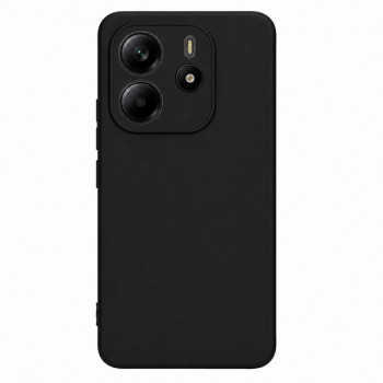 Soft Silicone Case for Xiaomi Redmi Note 14 4G - Black