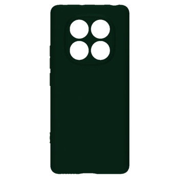 Soft Silicone Case for Xiaomi Redmi Note 14 Pro 5G - Dark Green