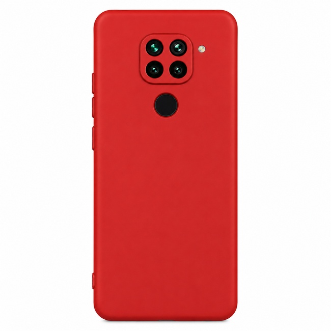 Μαλακή θήκη σιλικόνης για Xiaomi Redmi Note 9 - κόκκινη