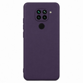 Μαλακή θήκη σιλικόνης για Xiaomi Redmi Note 9 - dark purple