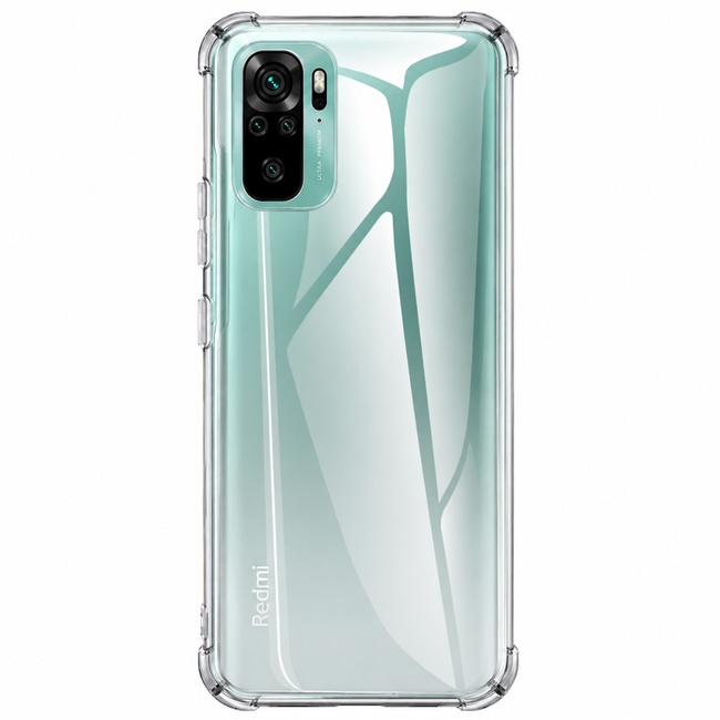 Διάφανη θήκη σιλικόνης για Xiaomi Redmi NOTE 10 4G - διάφανη