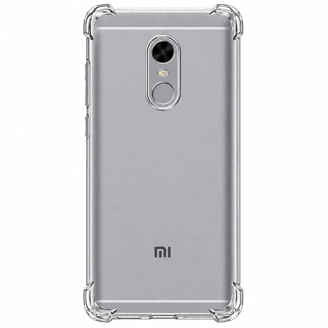 Διάφανη θήκη σιλικόνης για Xiaomi Redmi NOTE 4 - διάφανη