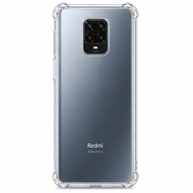 Διάφανη θήκη σιλικόνης για Xiaomi Redmi NOTE NOTE 9S - διάφανη