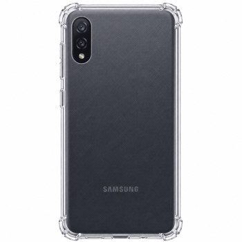 Διάφανη θήκη σιλικόνης για Samsung Galaxy A02 - διάφανη
