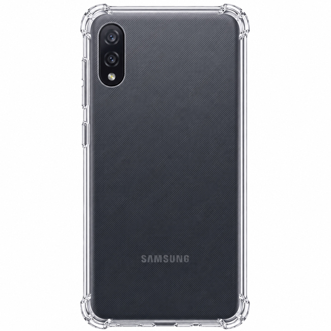 Διάφανη θήκη σιλικόνης για Samsung Galaxy A02 - διάφανη